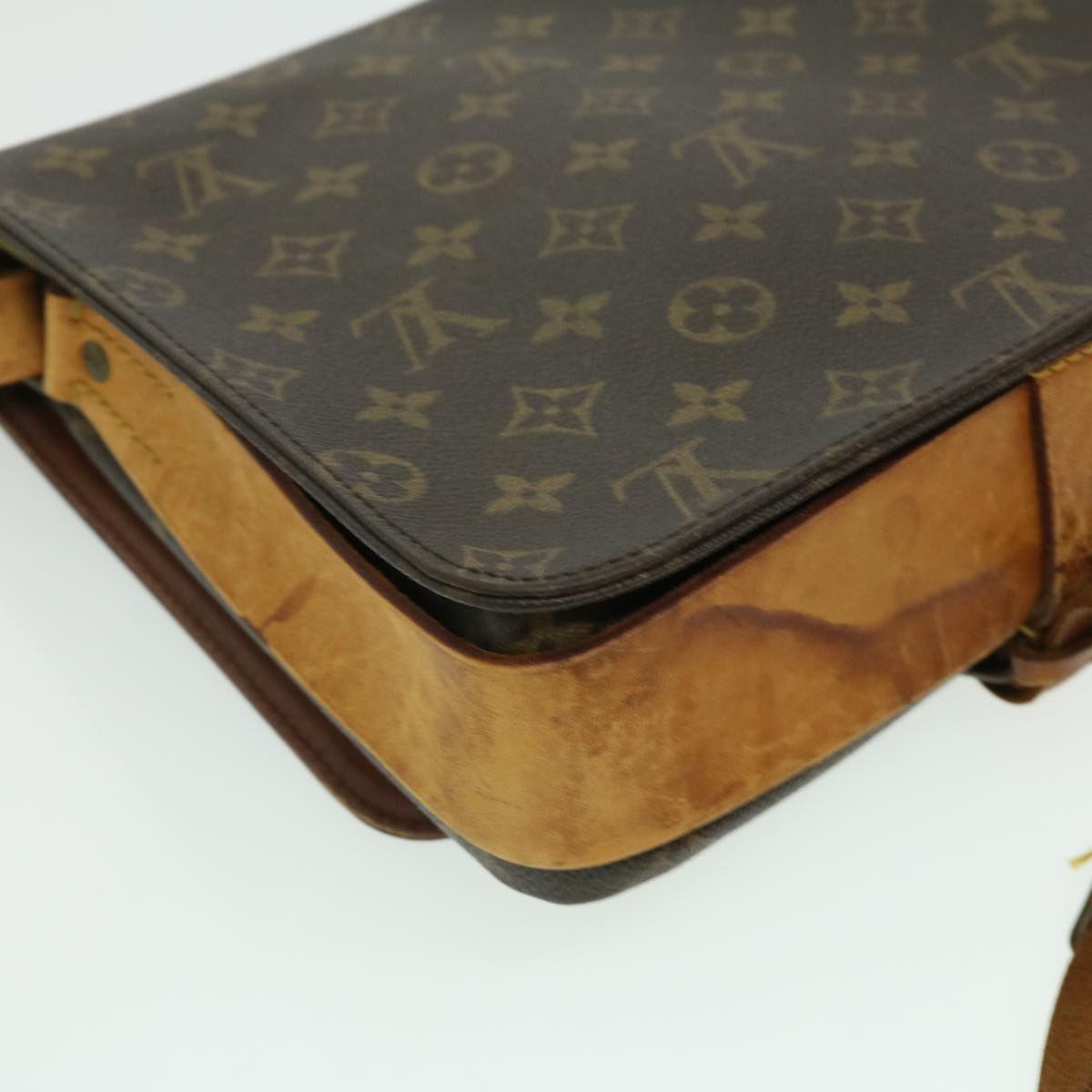 LOUIS VUITTON Monogram Cartouchiere GM Shoulder Bag M51252 LV yk4900