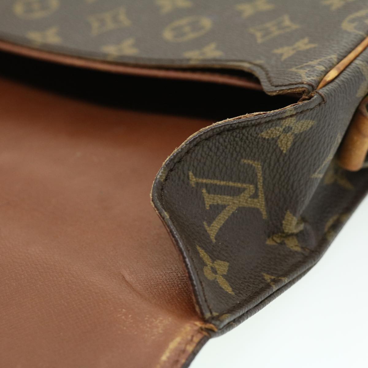 LOUIS VUITTON Monogram Cartouchiere GM Shoulder Bag M51252 LV yk4900