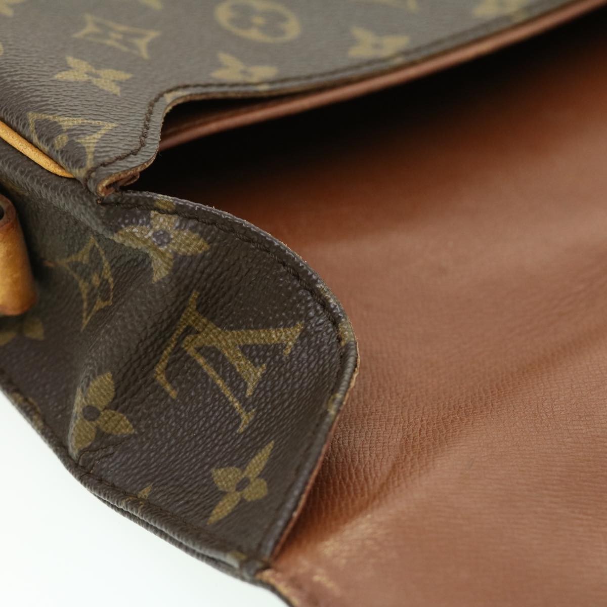 LOUIS VUITTON Monogram Cartouchiere GM Shoulder Bag M51252 LV yk4900