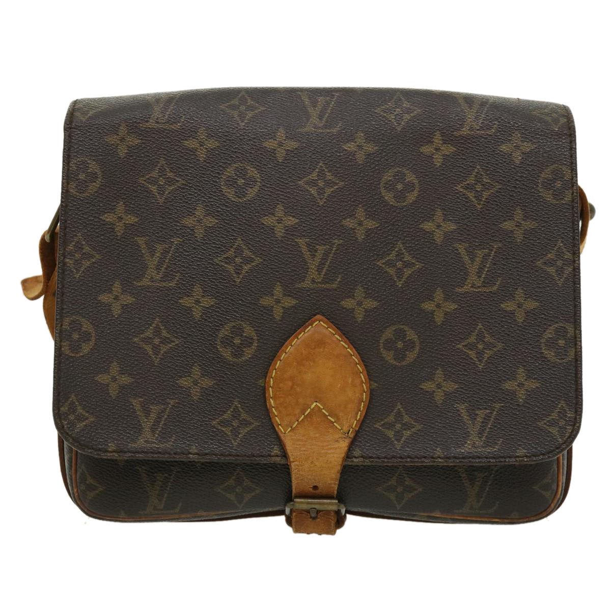 LOUIS VUITTON Monogram Cartouchiere GM Shoulder Bag M51252 LV yk4900