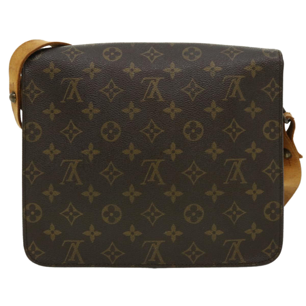 LOUIS VUITTON Monogram Cartouchiere GM Shoulder Bag M51252 LV yk4900