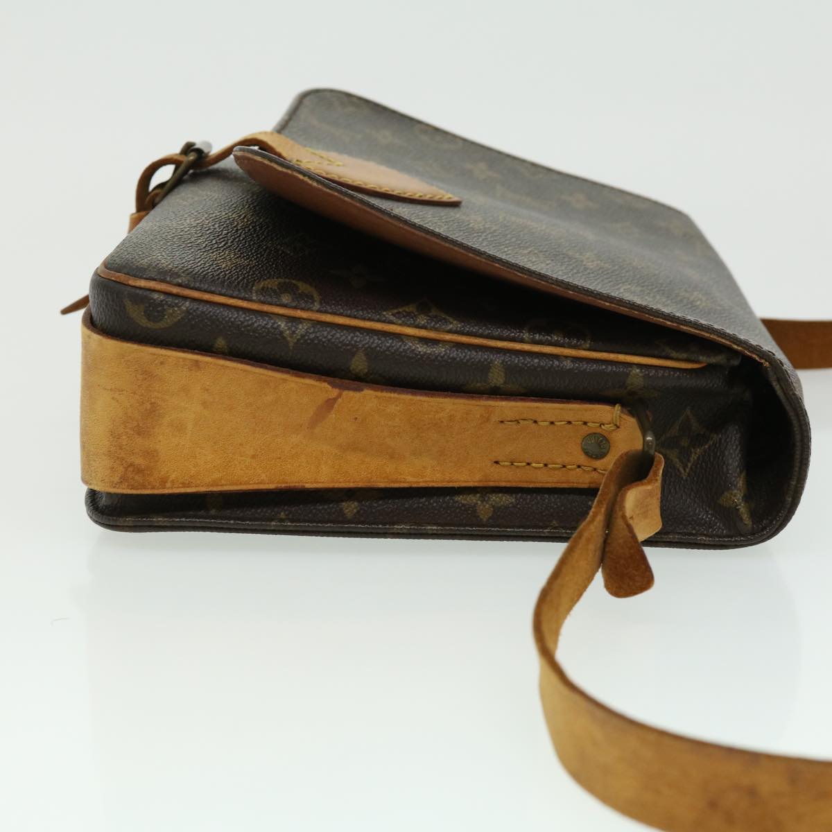 LOUIS VUITTON Monogram Cartouchiere GM Shoulder Bag M51252 LV yk4900