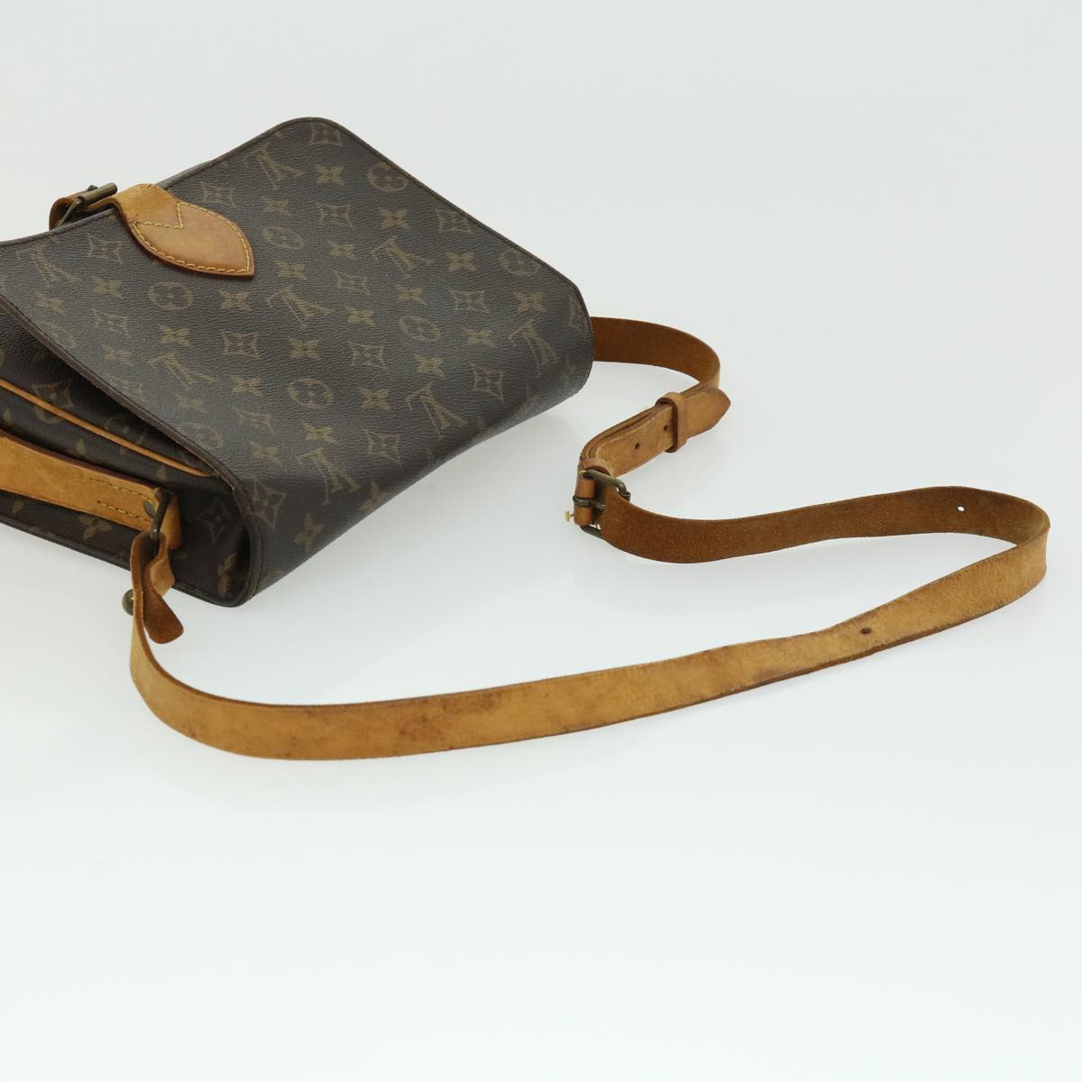 LOUIS VUITTON Monogram Cartouchiere GM Shoulder Bag M51252 LV yk4900