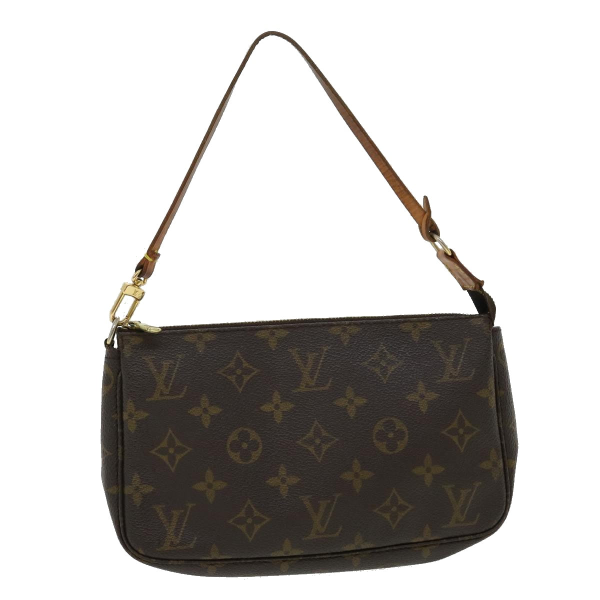 LOUIS VUITTON Monogram Pochette Accessoires Pouch M51980 LV yk4952