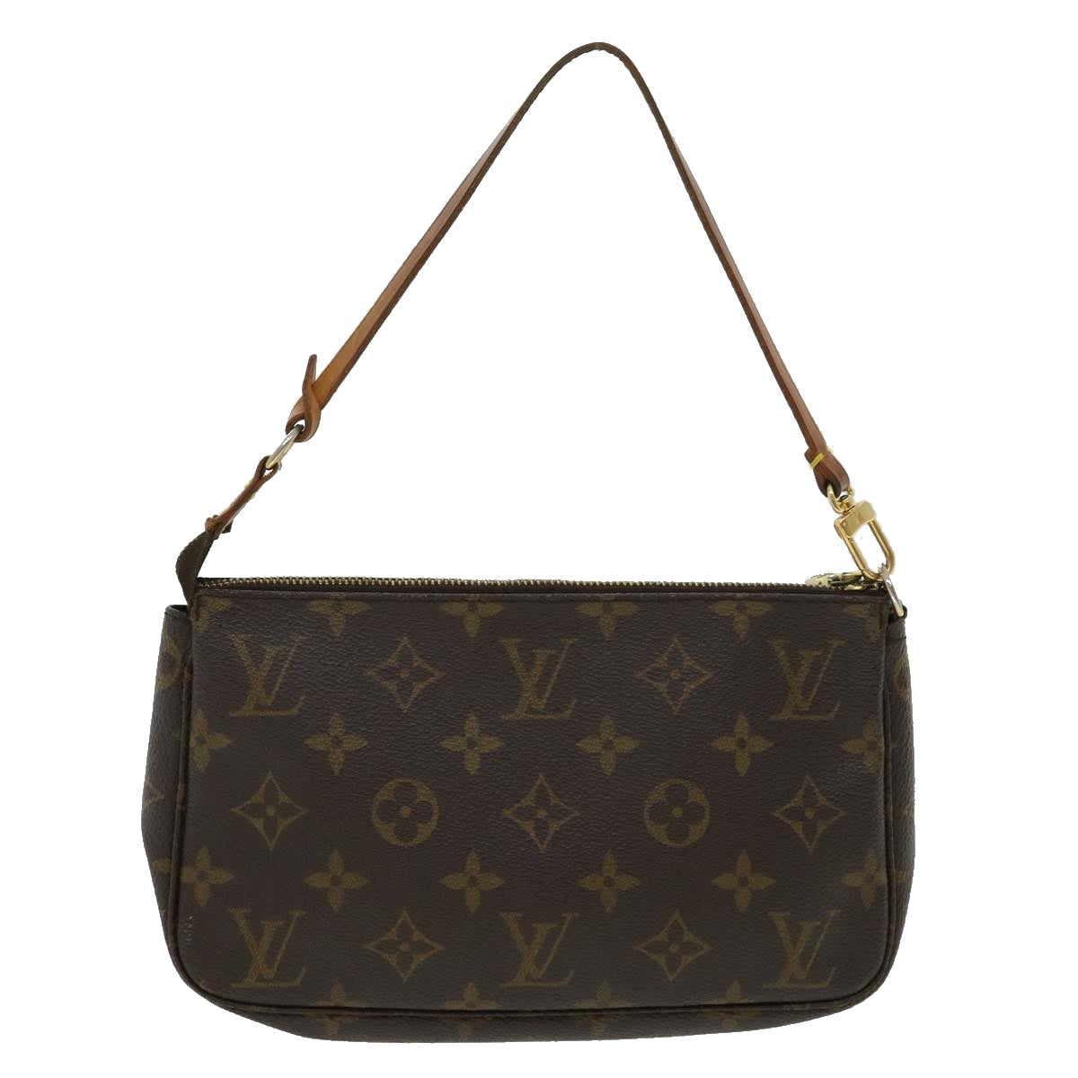 LOUIS VUITTON Monogram Pochette Accessoires Pouch M51980 LV yk4952