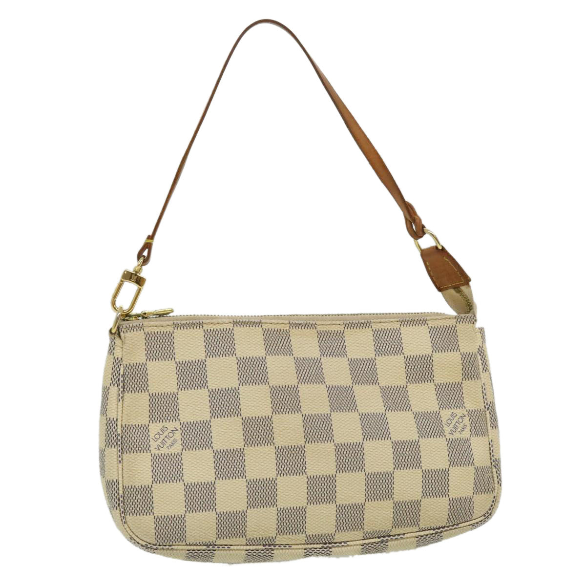 LOUIS VUITTON Damier Azur Pochette Accessoires Pouch N51986 LV yk5062
