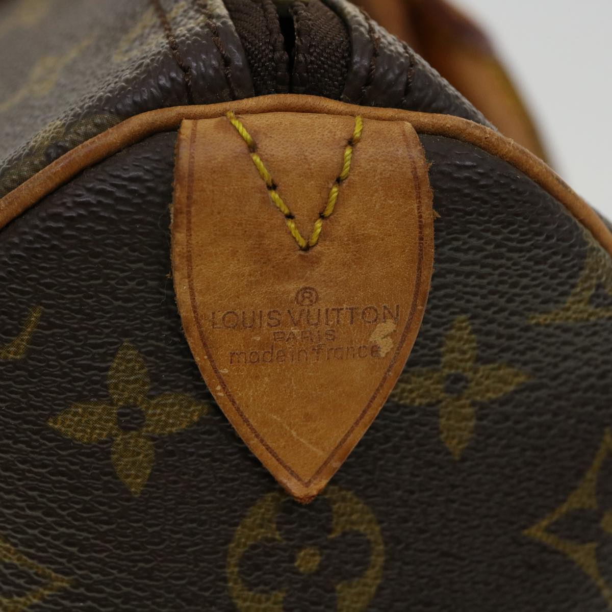 LOUIS VUITTON Monogram Speedy 35 Hand Bag M41524 LV yk5069