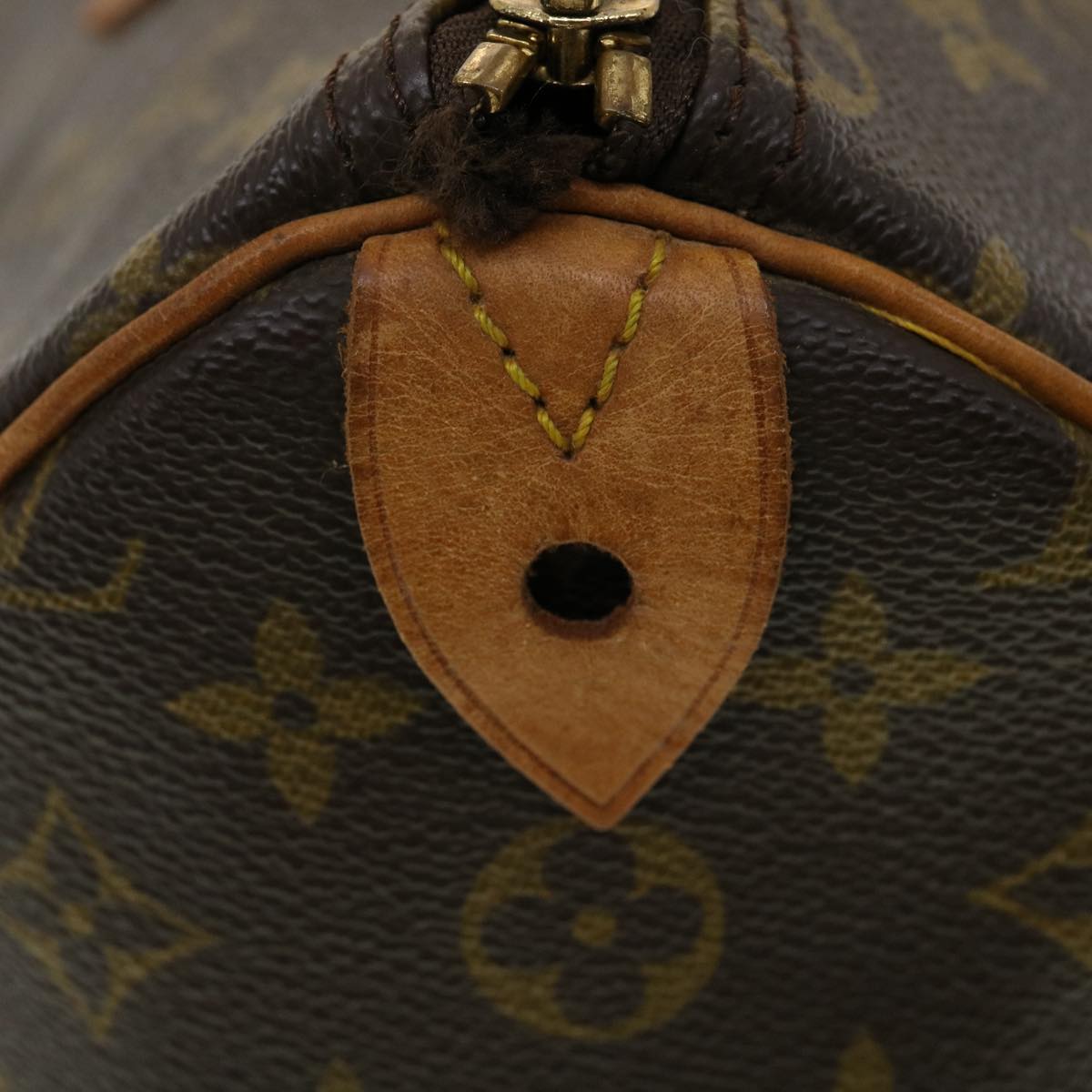 LOUIS VUITTON Monogram Speedy 35 Hand Bag M41524 LV yk5069