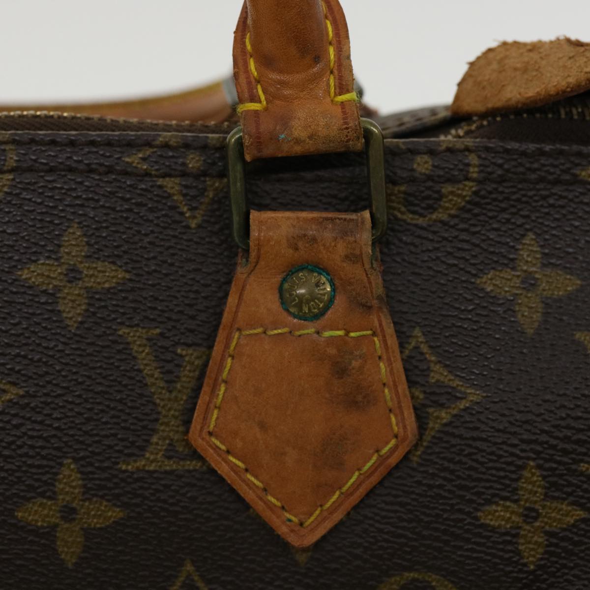 LOUIS VUITTON Monogram Speedy 35 Hand Bag M41524 LV yk5069