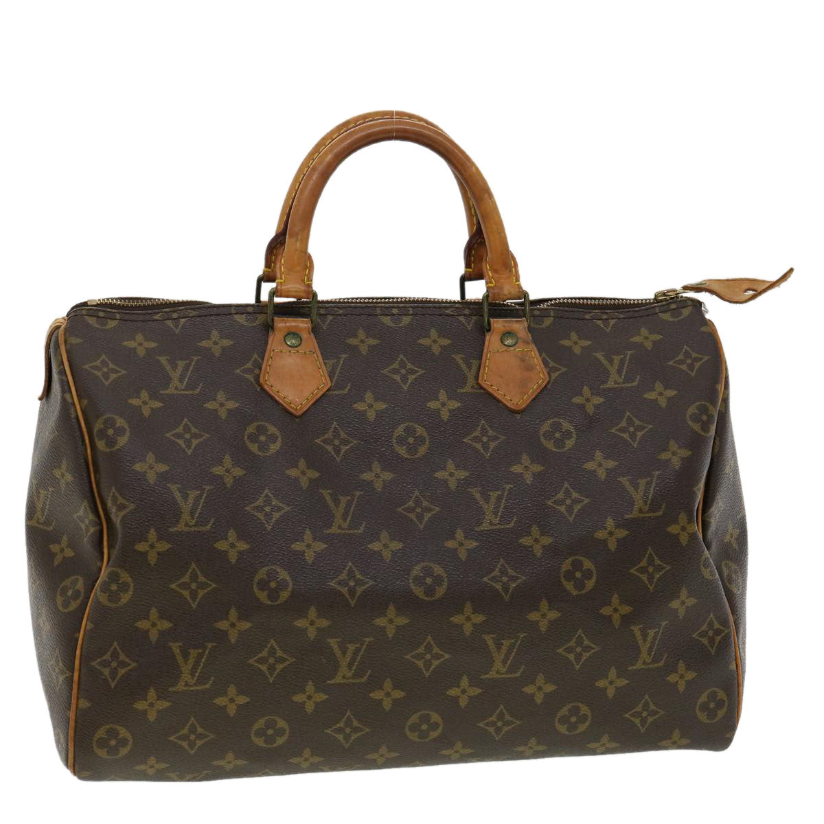 LOUIS VUITTON Monogram Speedy 35 Hand Bag M41524 LV yk5069