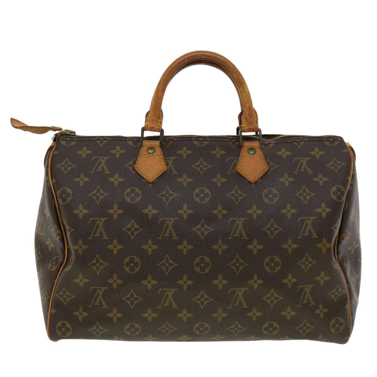 LOUIS VUITTON Monogram Speedy 35 Hand Bag M41524 LV yk5069