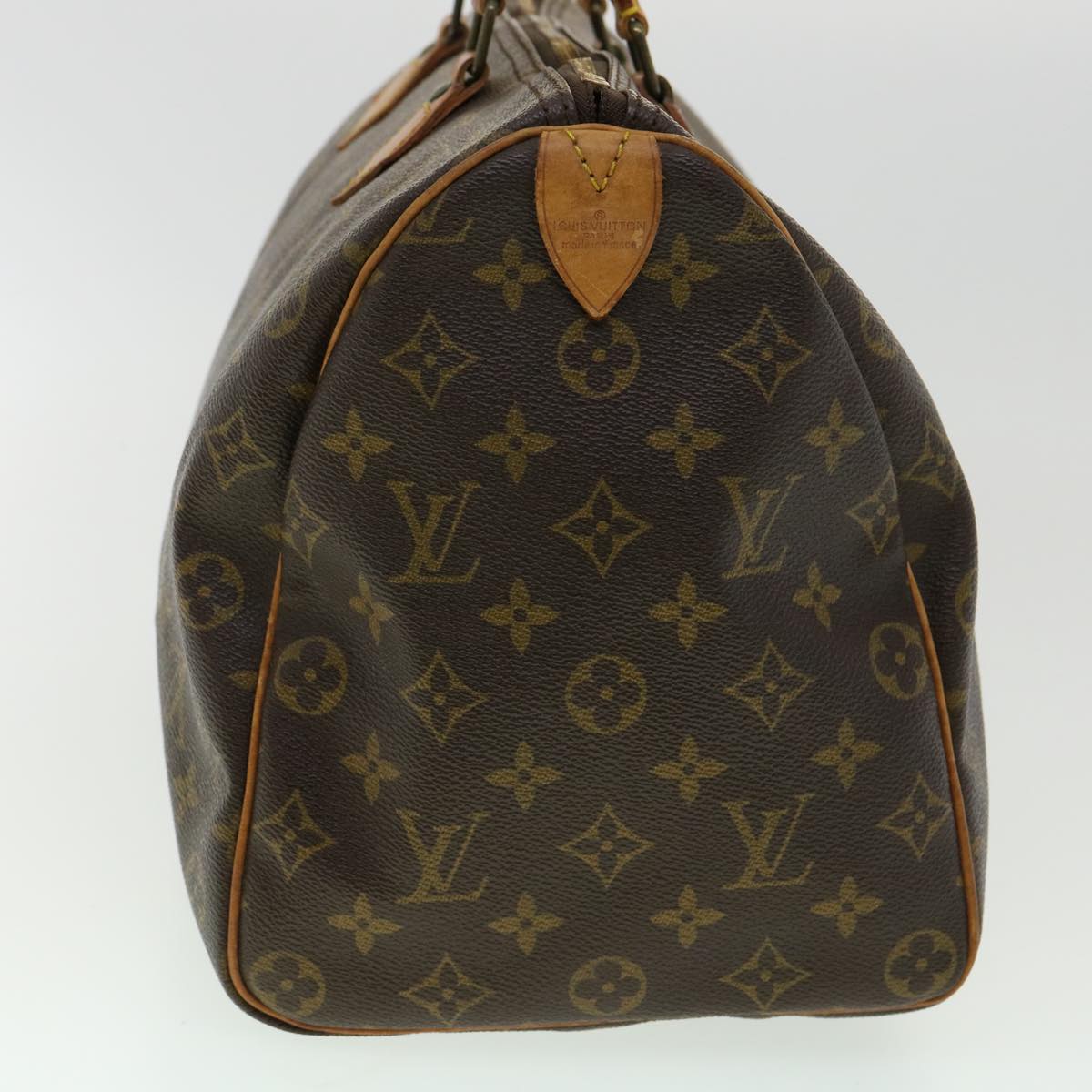 LOUIS VUITTON Monogram Speedy 35 Hand Bag M41524 LV yk5069
