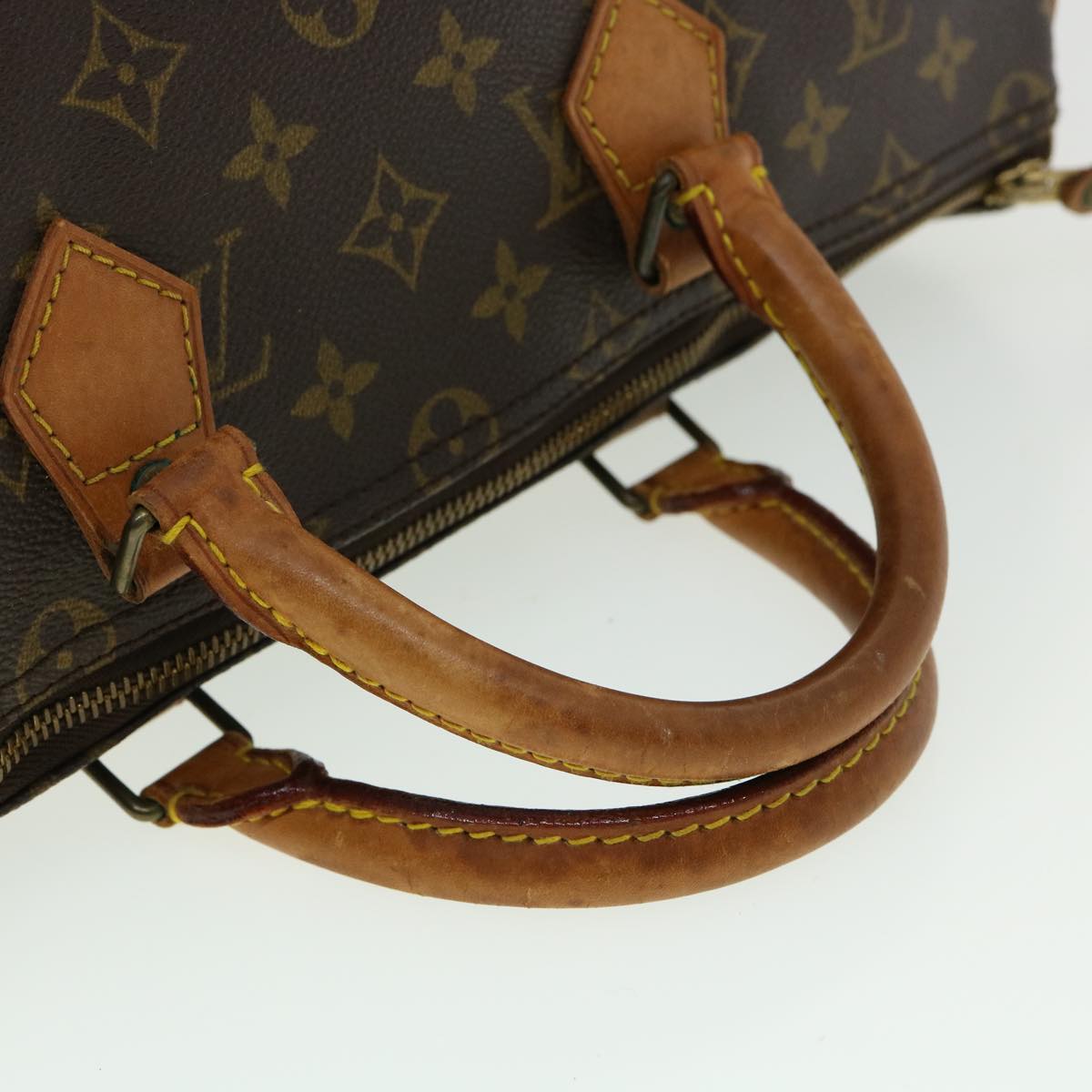 LOUIS VUITTON Monogram Speedy 35 Hand Bag M41524 LV yk5069
