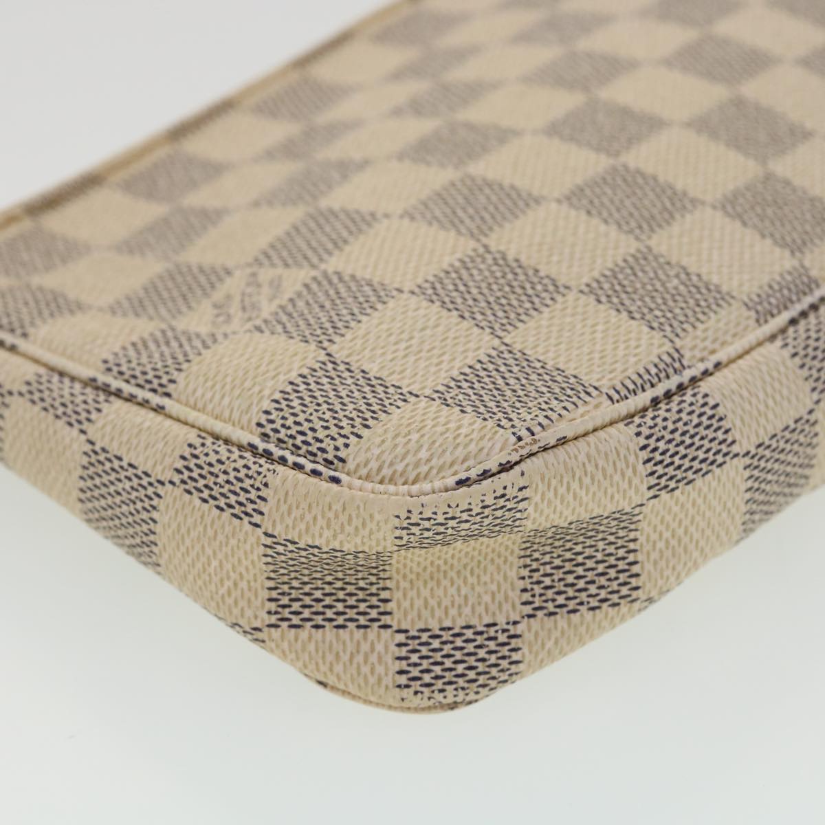 LOUIS VUITTON Damier Azur Pochette Accessoires Pouch N41207 LV yk5149