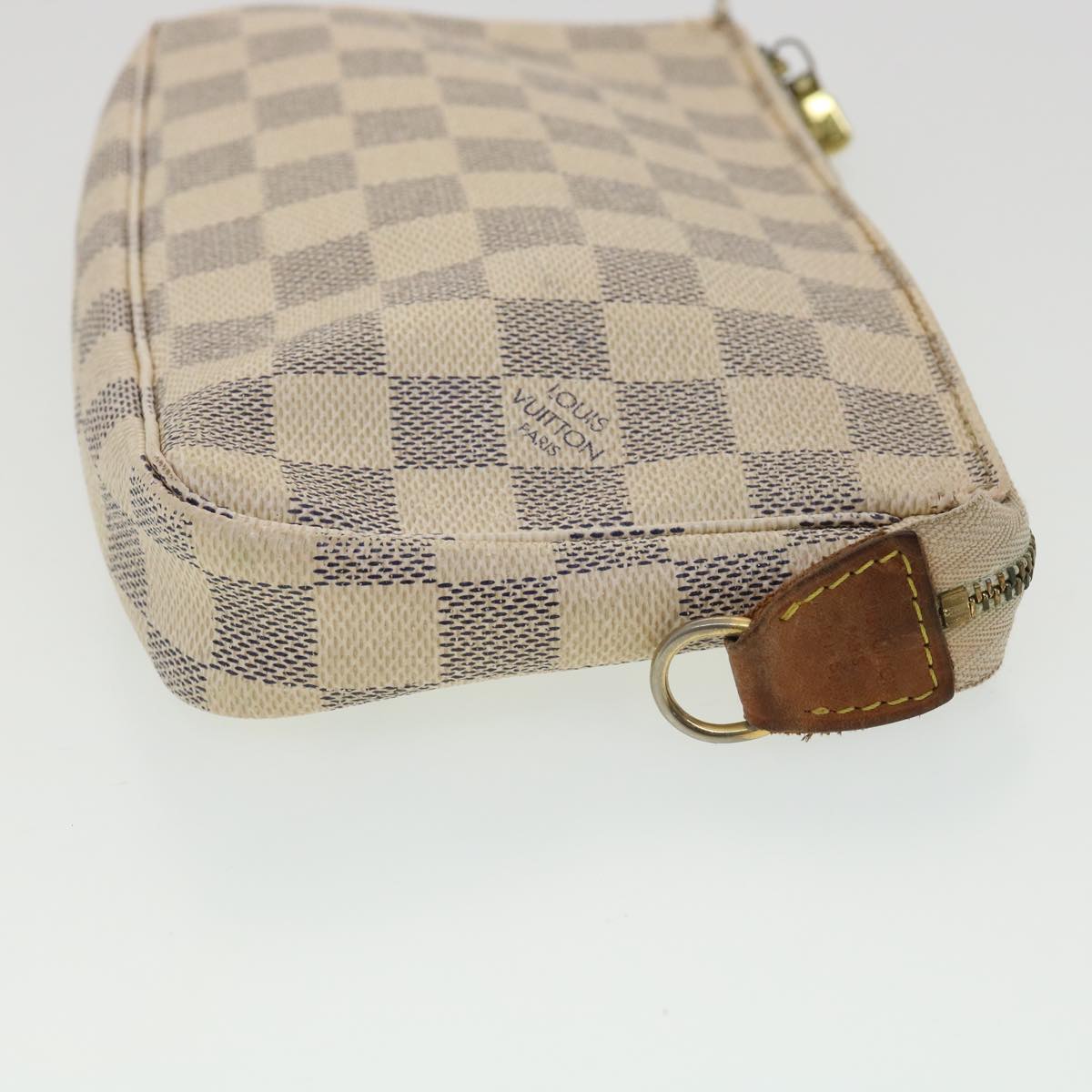 LOUIS VUITTON Damier Azur Pochette Accessoires Pouch N41207 LV yk5149