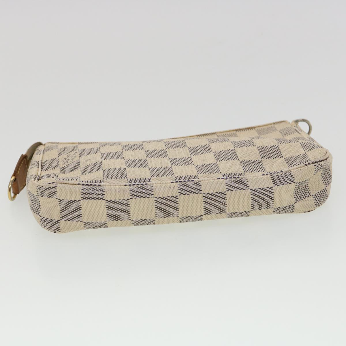 LOUIS VUITTON Damier Azur Pochette Accessoires Pouch N41207 LV yk5149