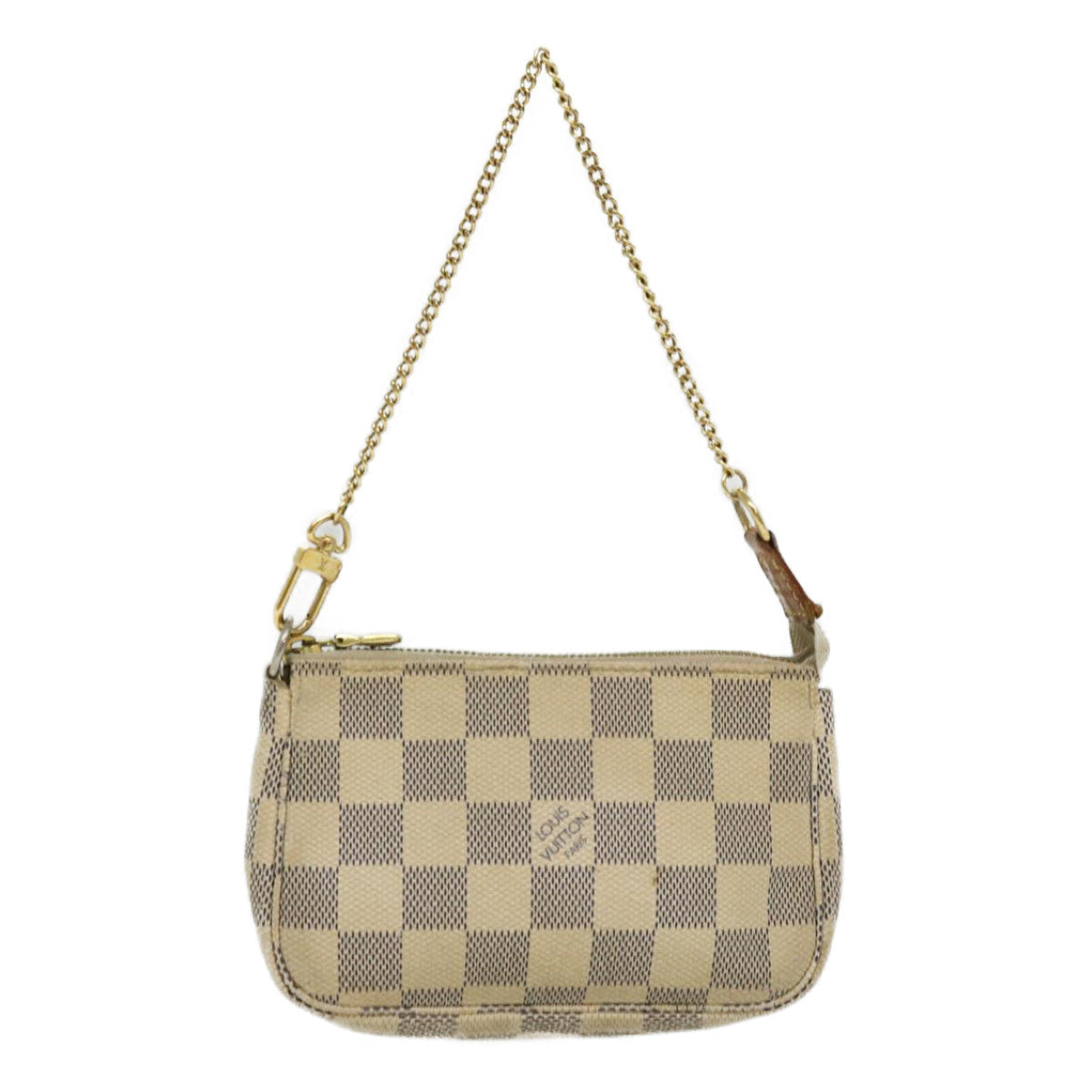 LOUIS VUITTON Damier Azur Mini Pochette Accessoires Pouch N58010 LV yk5279B