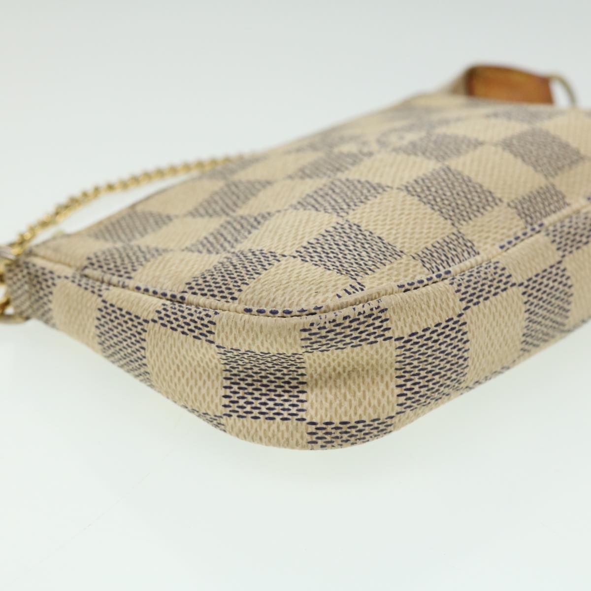 LOUIS VUITTON Damier Azur Mini Pochette Accessoires Pouch N58010 LV yk5279B