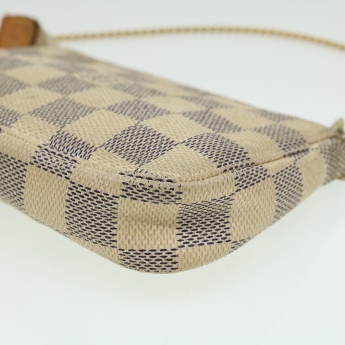 LOUIS VUITTON Damier Azur Mini Pochette Accessoires Pouch N58010 LV yk5279B