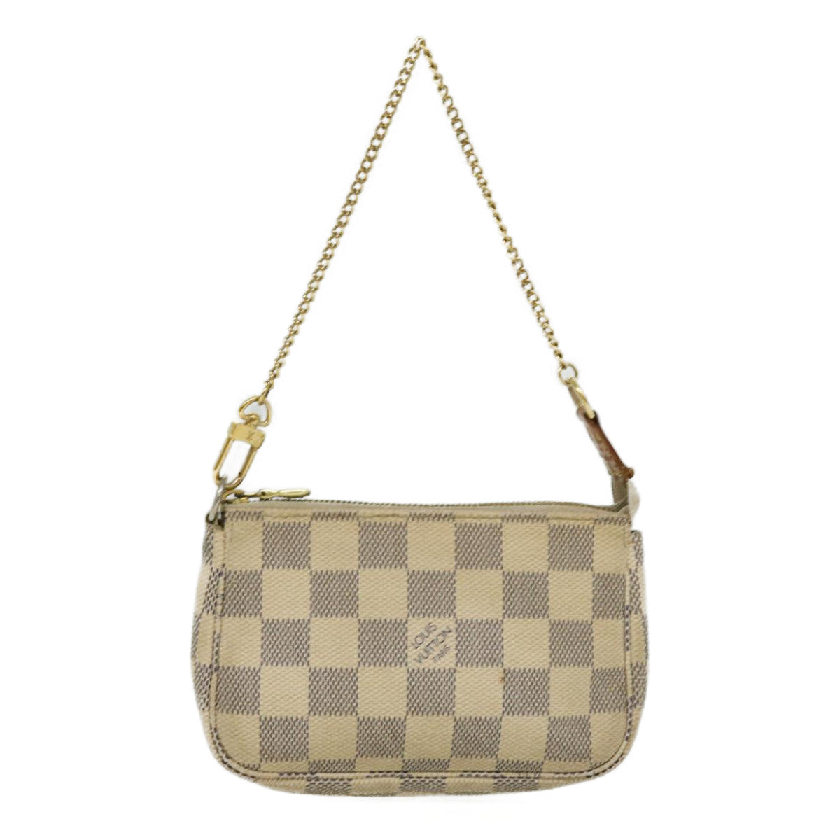 LOUIS VUITTON Damier Azur Mini Pochette Accessoires Pouch N58010 LV yk5279B