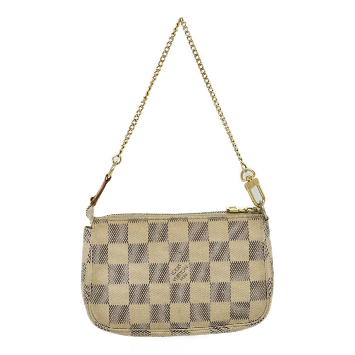 LOUIS VUITTON Damier Azur Mini Pochette Accessoires Pouch N58010 LV yk5279B