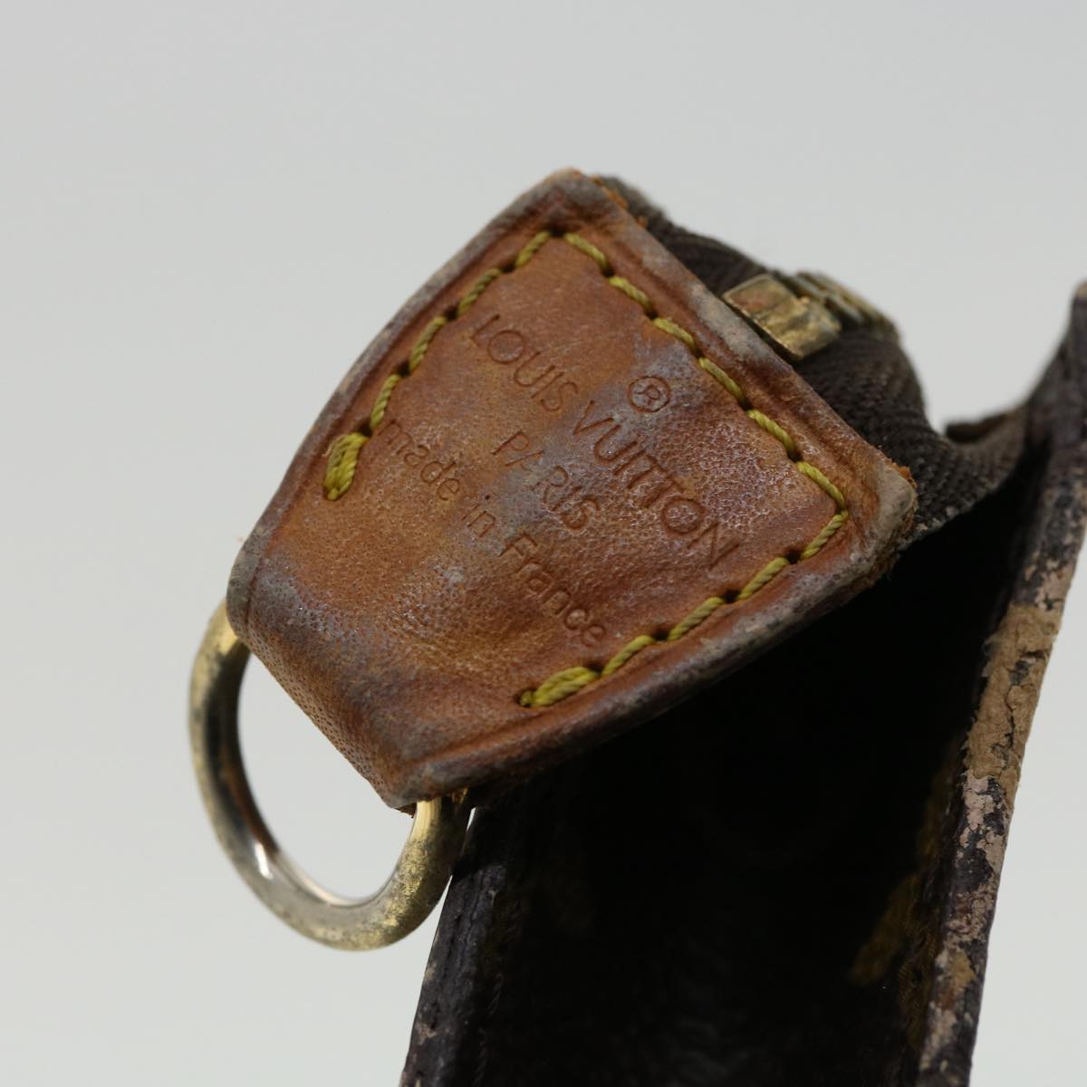 LOUIS VUITTON Monogram Bucket GM Accessory Pouch LV yk5330B