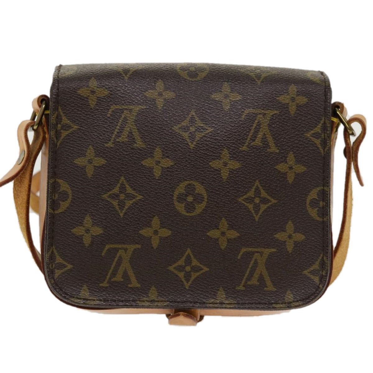 LOUIS VUITTON Monogram Cartouchiere PM Shoulder Bag M51254 LV yk5449