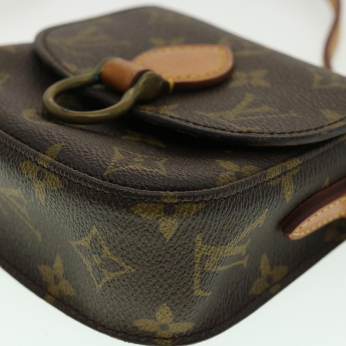 LOUIS VUITTON Monogram Bebe Saint Cloud Shoulder Bag M51245 LV yk5506B