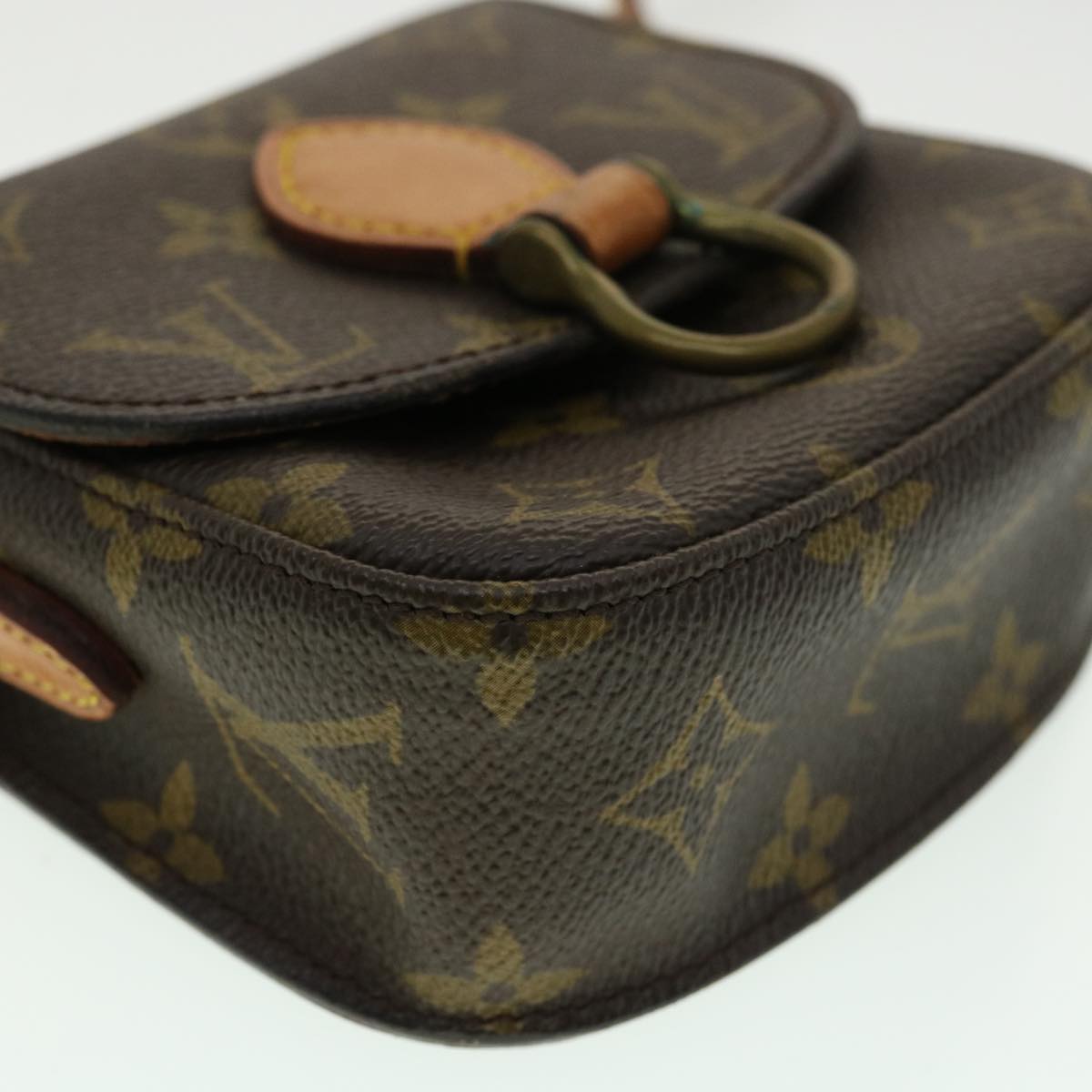 LOUIS VUITTON Monogram Bebe Saint Cloud Shoulder Bag M51245 LV yk5506B