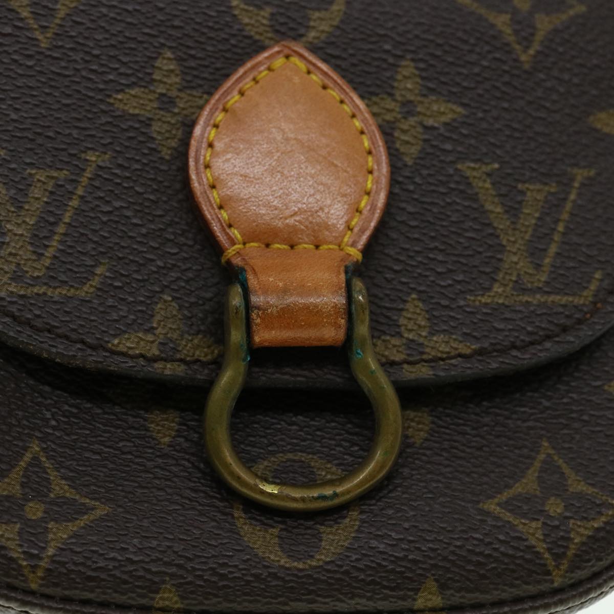 LOUIS VUITTON Monogram Bebe Saint Cloud Shoulder Bag M51245 LV yk5506B