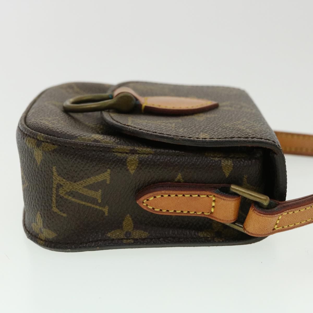 LOUIS VUITTON Monogram Bebe Saint Cloud Shoulder Bag M51245 LV yk5506B