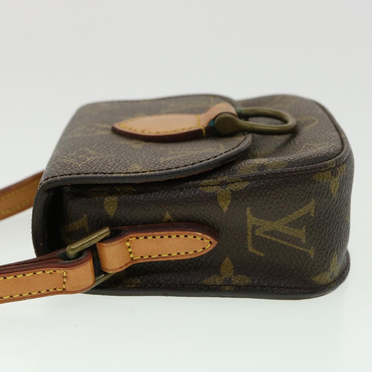 LOUIS VUITTON Monogram Bebe Saint Cloud Shoulder Bag M51245 LV yk5506B