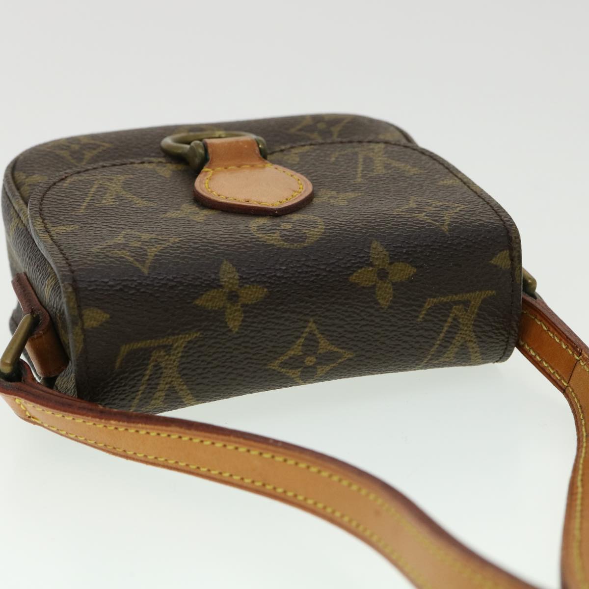 LOUIS VUITTON Monogram Bebe Saint Cloud Shoulder Bag M51245 LV yk5506B