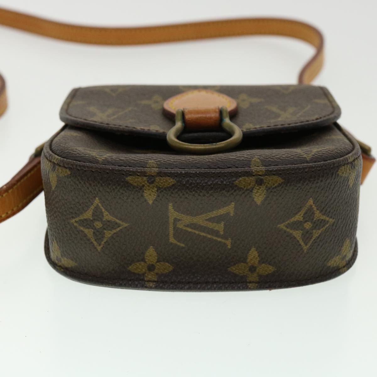 LOUIS VUITTON Monogram Bebe Saint Cloud Shoulder Bag M51245 LV yk5506B