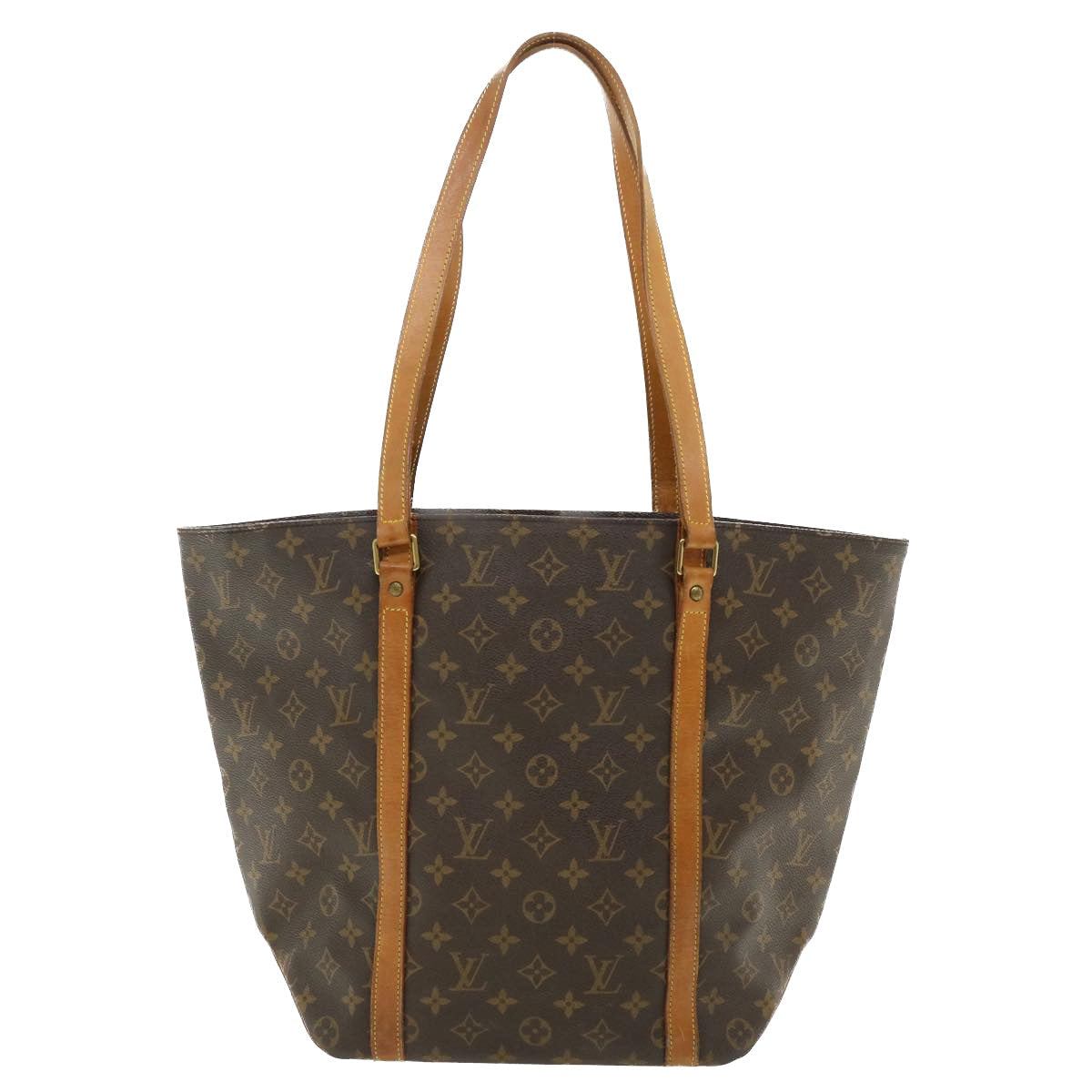 LOUIS VUITTON Monogram Sac Shopping Tote Bag M51108 LV yk5539