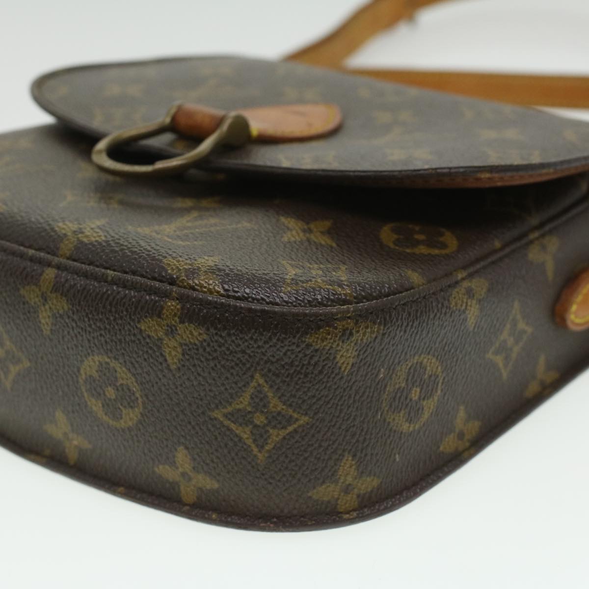 LOUIS VUITTON Monogram Saint Cloud MM Shoulder Bag M51243 LV yk5585B