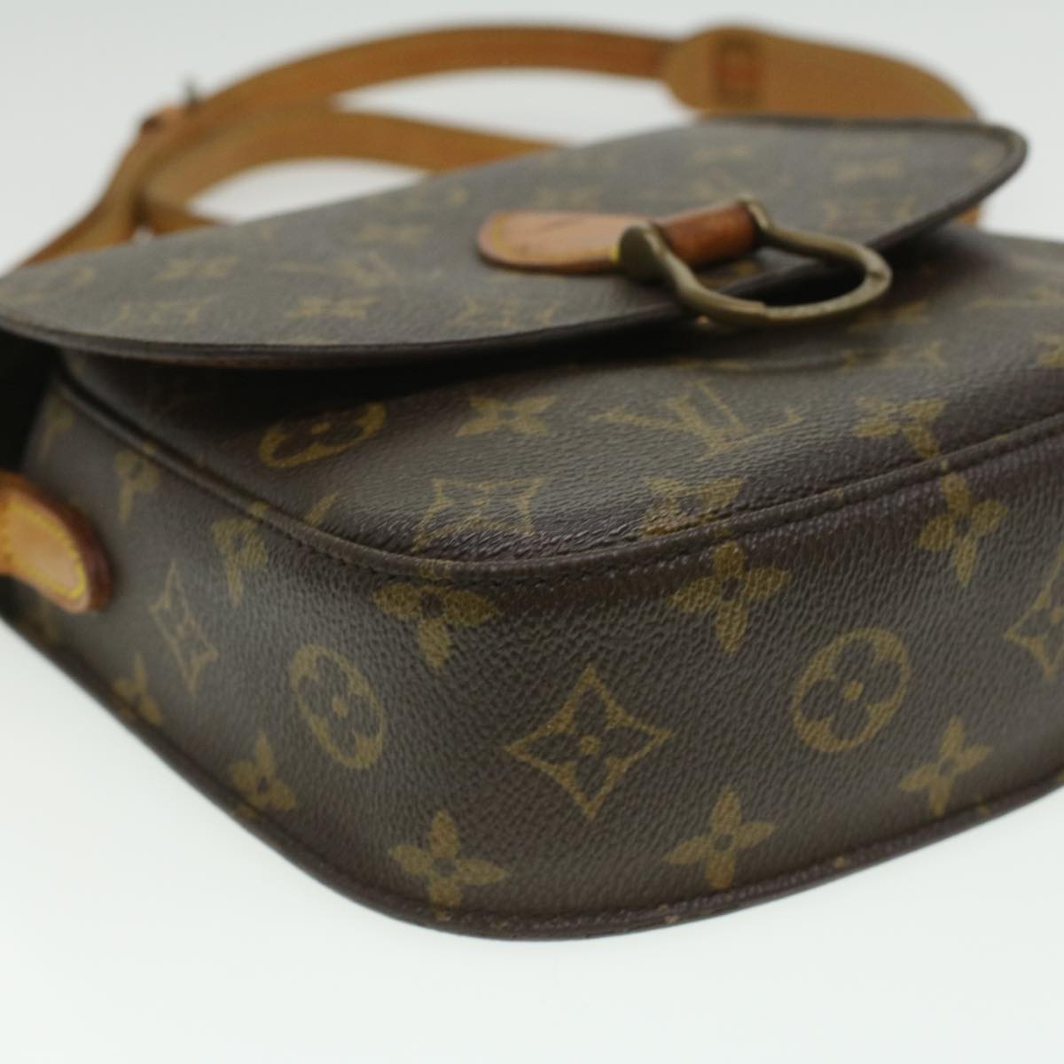 LOUIS VUITTON Monogram Saint Cloud MM Shoulder Bag M51243 LV yk5585B