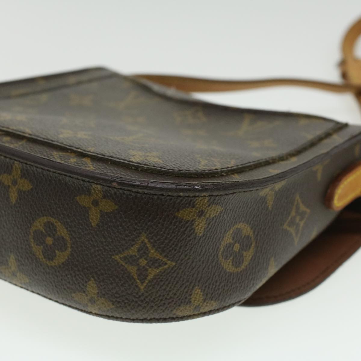 LOUIS VUITTON Monogram Saint Cloud MM Shoulder Bag M51243 LV yk5585B