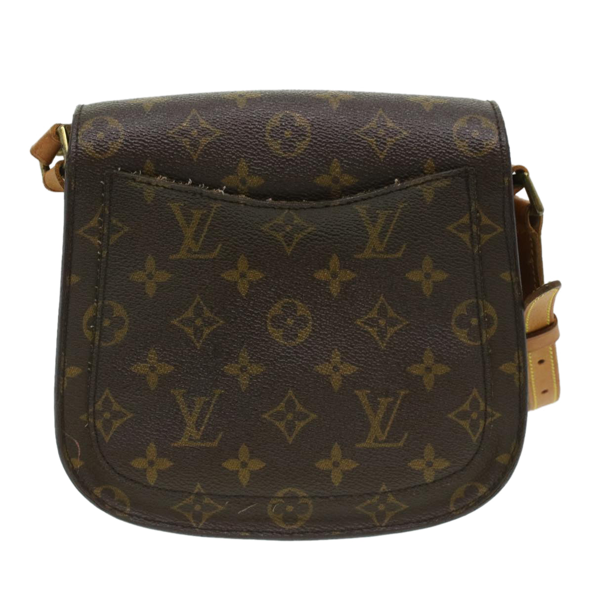 LOUIS VUITTON Monogram Saint Cloud MM Shoulder Bag M51243 LV yk5585B