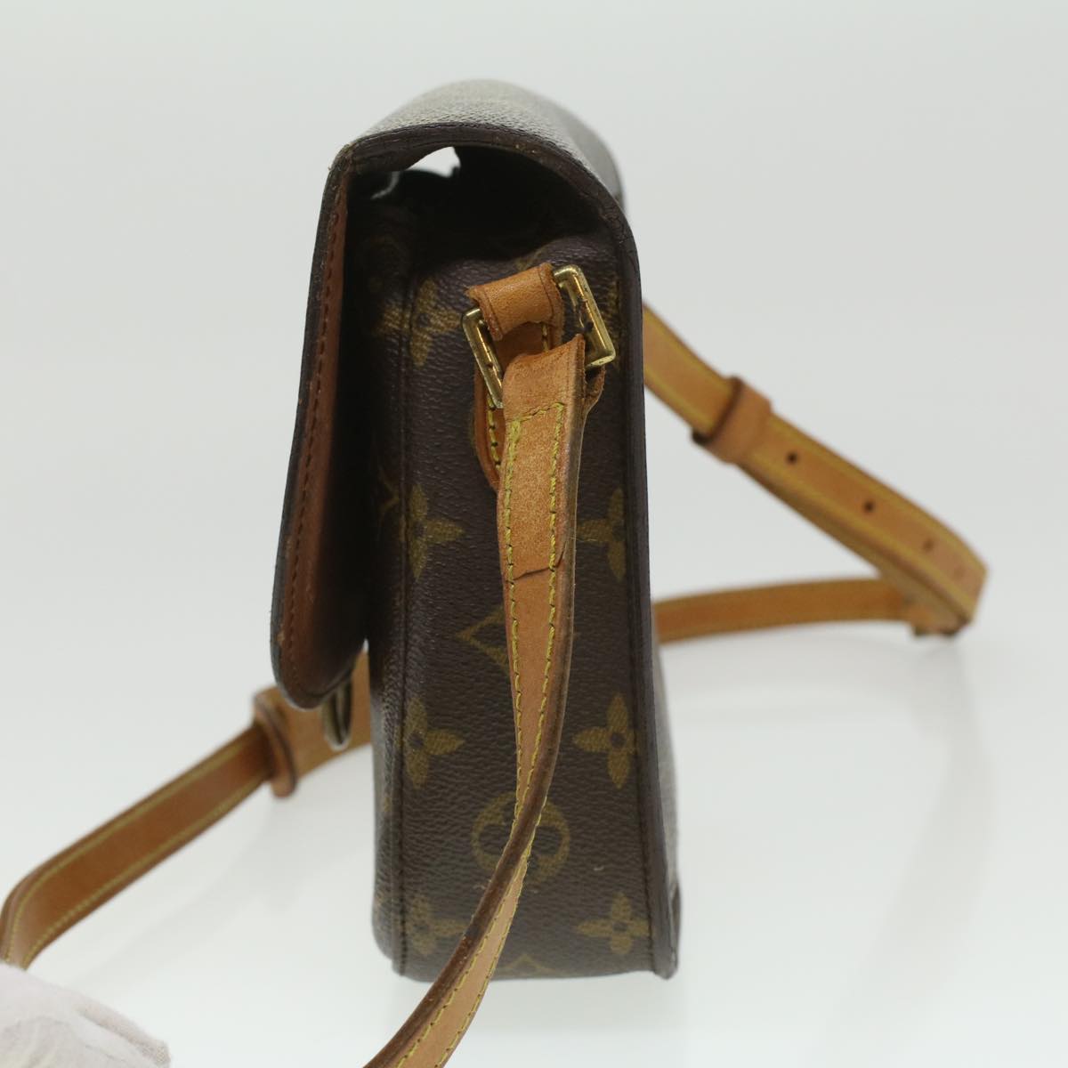 LOUIS VUITTON Monogram Saint Cloud MM Shoulder Bag M51243 LV yk5585B
