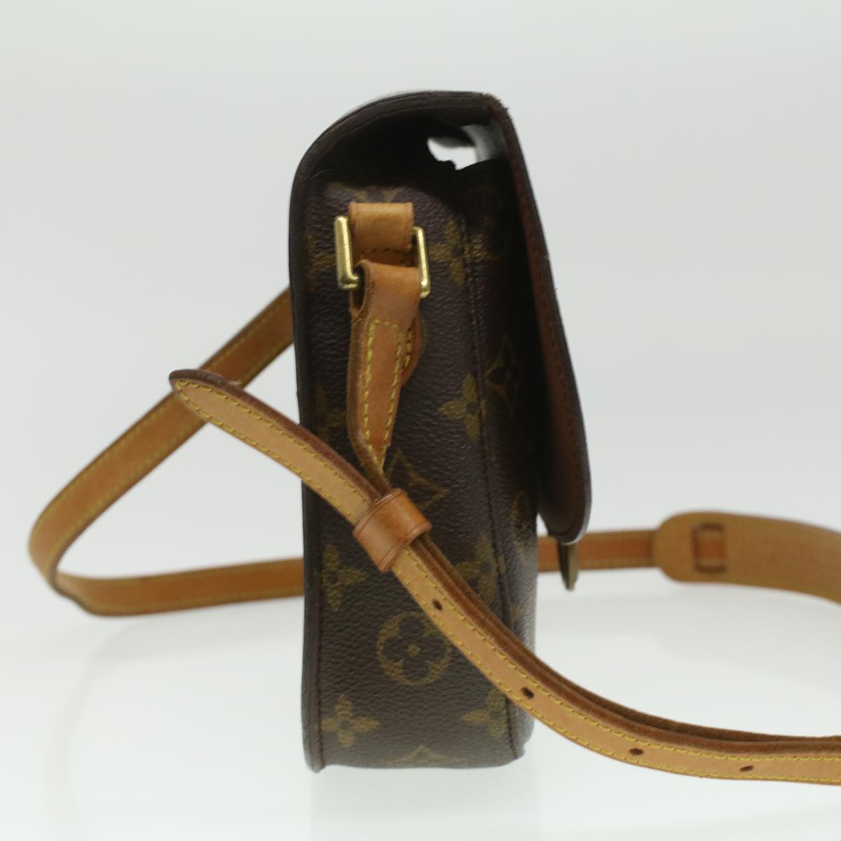 LOUIS VUITTON Monogram Saint Cloud MM Shoulder Bag M51243 LV yk5585B