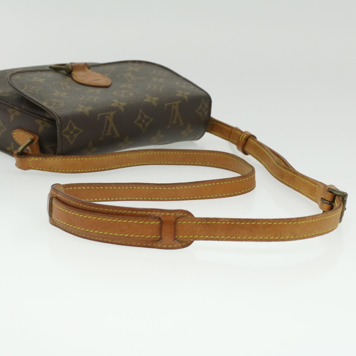 LOUIS VUITTON Monogram Saint Cloud MM Shoulder Bag M51243 LV yk5585B