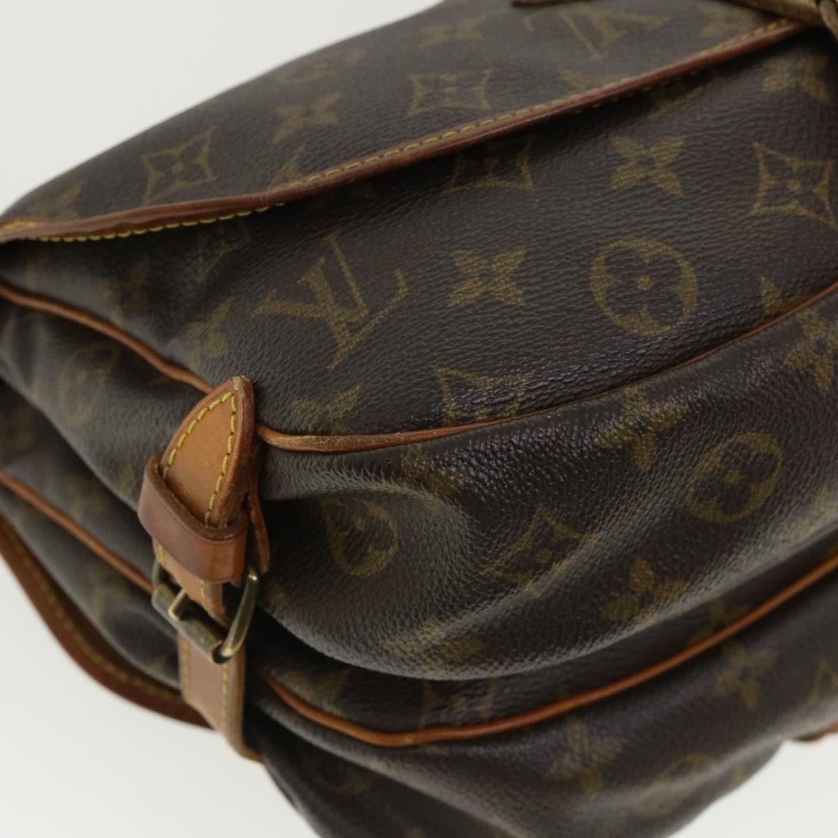 LOUIS VUITTON Monogram Saumur 30 Shoulder Bag M42256 LV yk5656