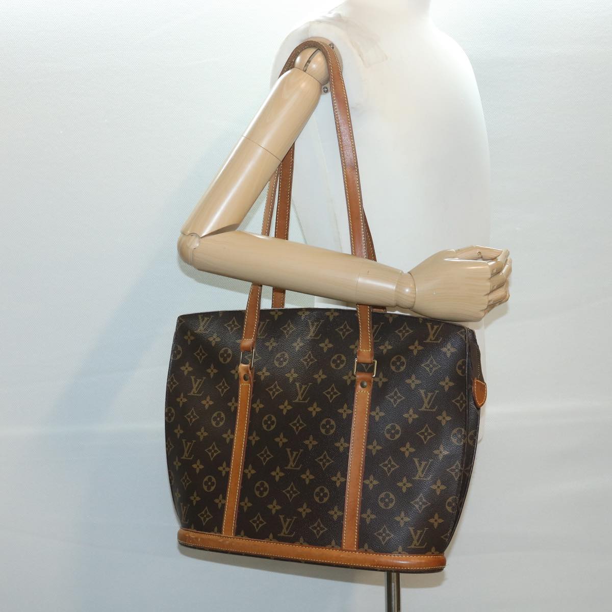 LOUIS VUITTON Monogram Babylone Tote Bag Vintage M51102 LV yk5691