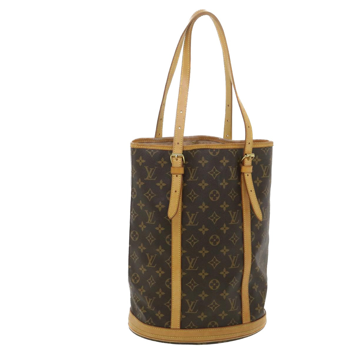 LOUIS VUITTON Monogram Bucket GM Shoulder Bag M42236 LV yk5693