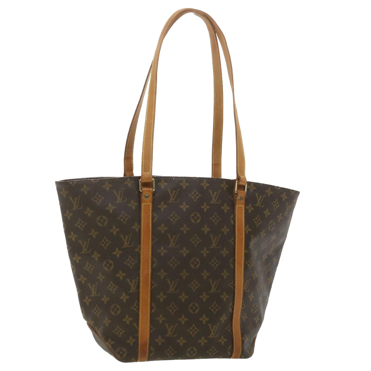 LOUIS VUITTON Monogram Sac Shopping Tote Bag M51108 LV yk5722