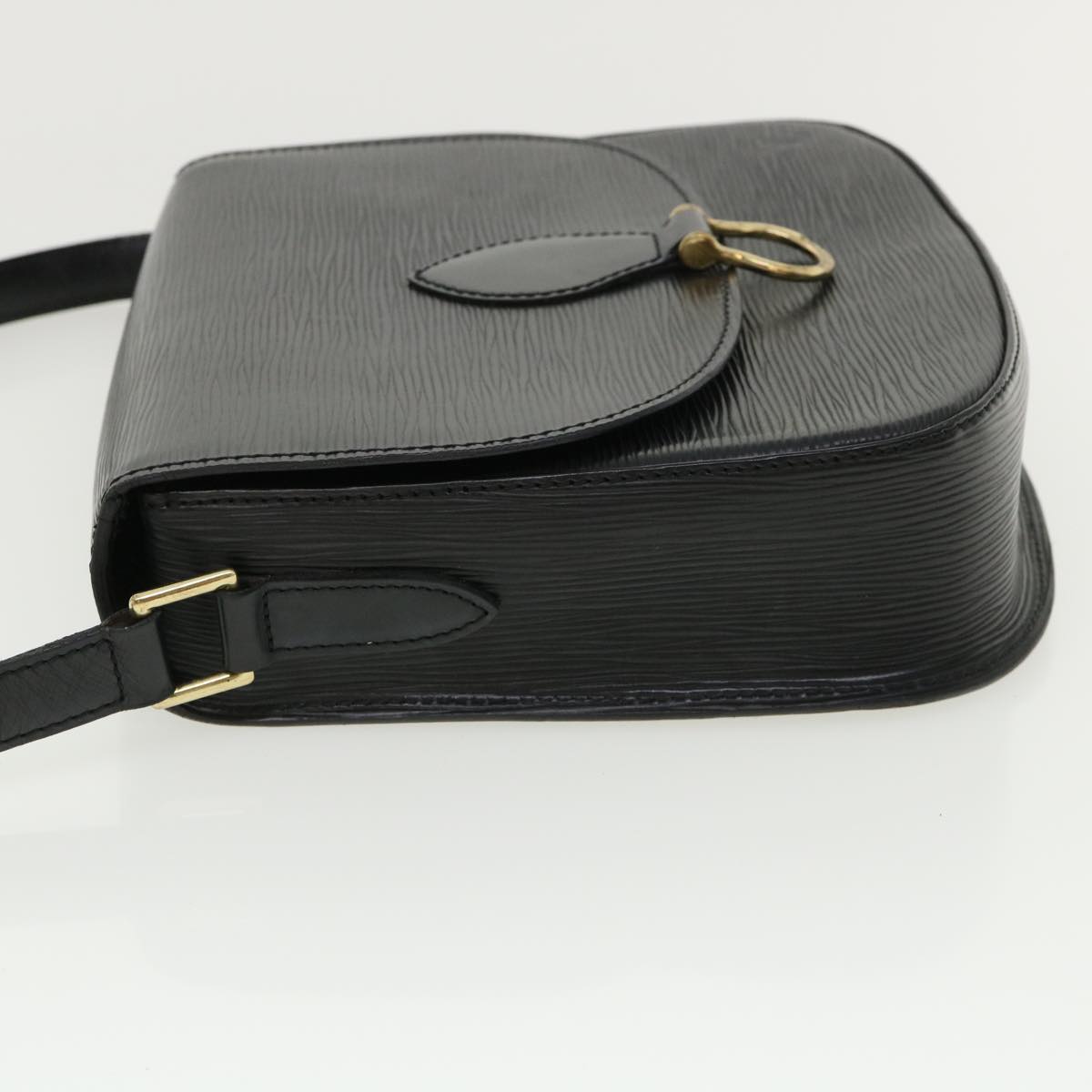LOUIS VUITTON Epi Saint Cloud GM Shoulder Bag Black M52192 LV yk5741