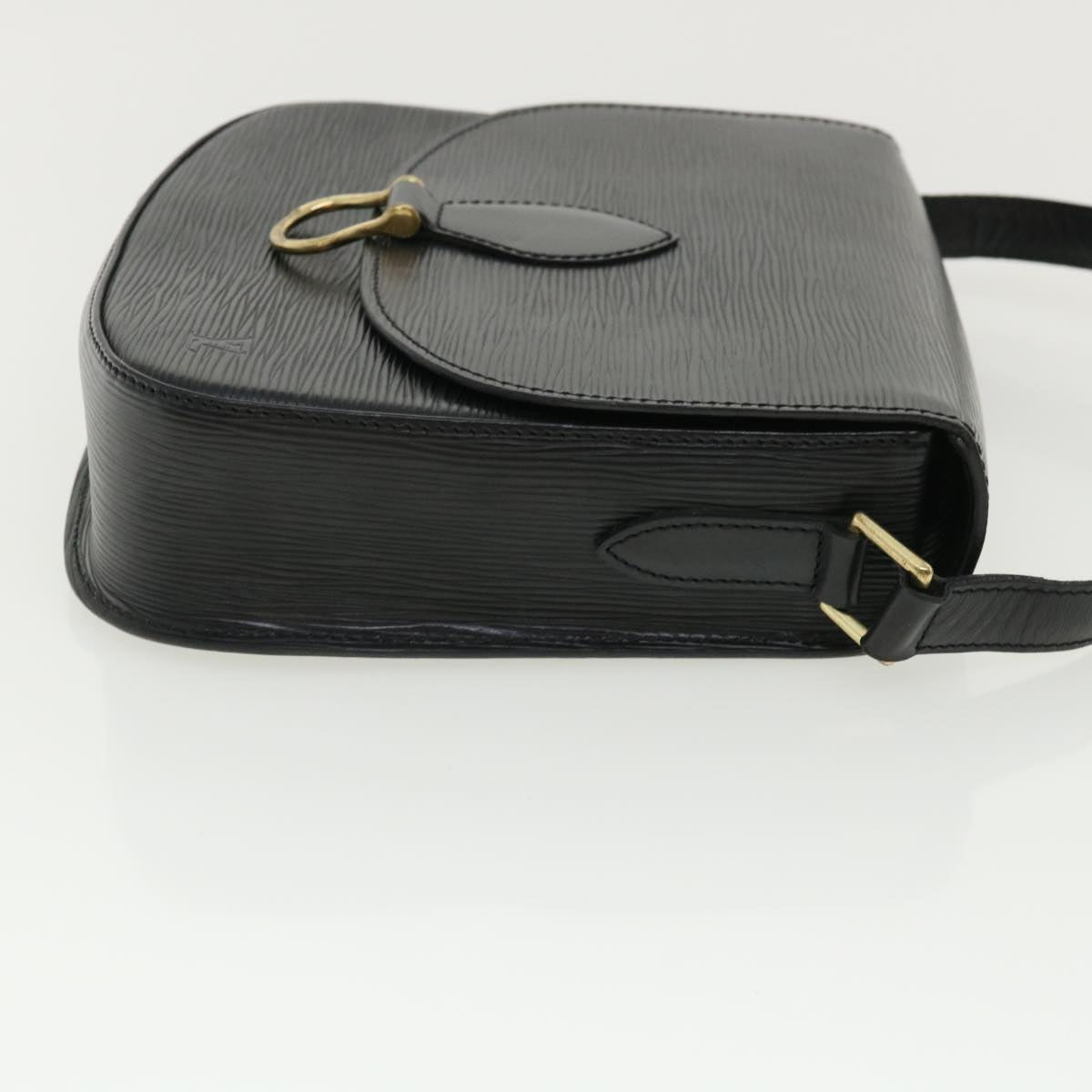 LOUIS VUITTON Epi Saint Cloud GM Shoulder Bag Black M52192 LV yk5741
