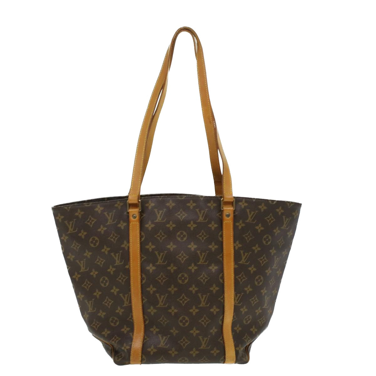 LOUIS VUITTON Monogram Sac Shopping Tote Bag M51108 LV yk5770