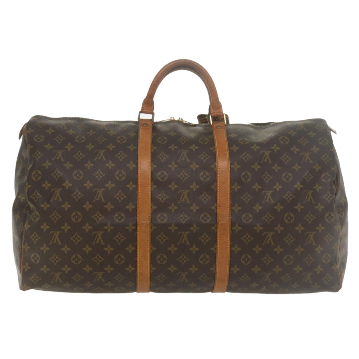 LOUIS VUITTON Monogram Keepall 60 Boston Bag M41422 LV yk5809